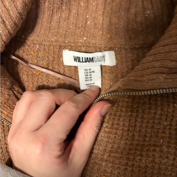William Rast Tan Cowl Neck Sweater - Picture 2 of 2